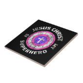 Jesus Christus ist mein Superheld Jesus Fliese (Seite)