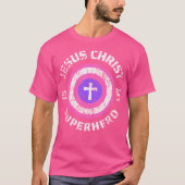 Jesus Christus ist mein Superheld Jesus Kleinkind  T-Shirt (Vorderseite)