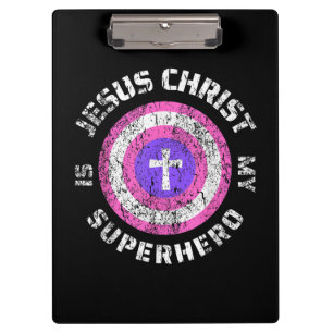 Jesus Christus ist mein Superheld Jesus Klemmbrett