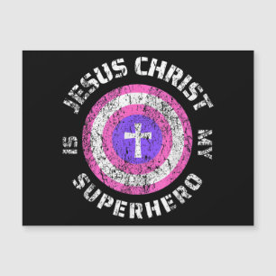 Jesus Christus ist mein Superheld Jesus Magnetkarte