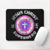 Jesus Christus ist mein Superheld Jesus Mousepad (Mit Mouse)