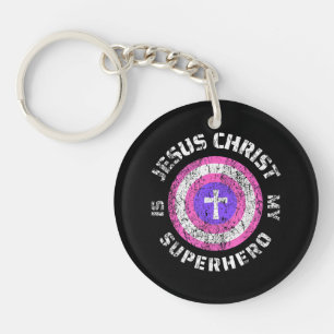 Jesus Christus ist mein Superheld Jesus Schlüsselanhänger