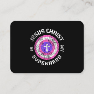 Jesus Christus ist mein Superheld Jesus Visitenkarte