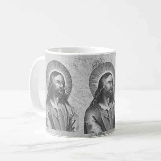 Jesus Christus Kaffeetasse (Vorderseite Links)