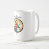 Jesus Christus Kaffeetasse (VorderseiteRechts)