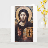 Jesus Christus Karte (Gelbe Blume)