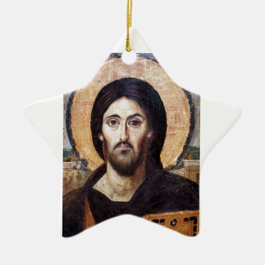 Jesus Christus Keramik Ornament (Vorne)
