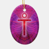Jesus Christus Keramikornament (Hinten)