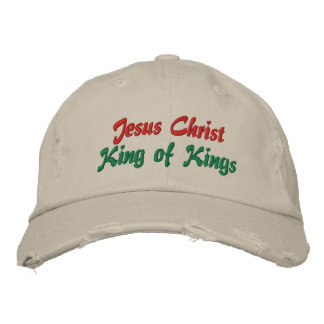 Jesus Christus König der Könige Ladys Weihnachtsfe Bestickte Baseballkappe