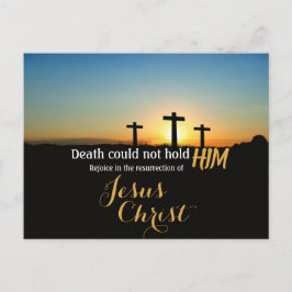 Jesus Christus Kreuzfeuer Ostern Postkarte