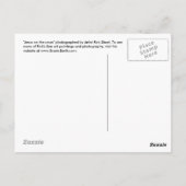 Jesus Christus kreuzigte auf dem Foto der Kreuzkar Postkarte (Rückseite)