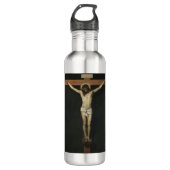 Jesus Christus kreuzigte von Diego Velaquez Edelstahlflasche (Vorderseite)