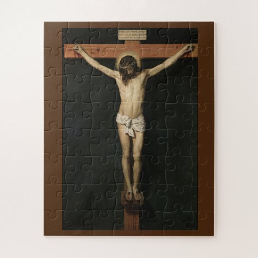 Jesus Christus kreuzigte von Diego Velaquez Puzzle (Vertikal)