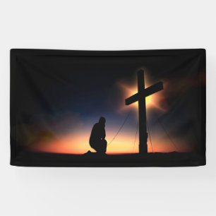 Jesus Christus-Kreuzigungs-Kreuz Banner