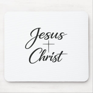 Jesus Christus Krone Kreuz Christliches Glaubensde Mousepad