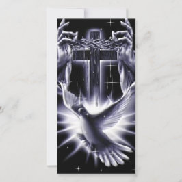 Jesus Christus Krone von Thorns und Taube