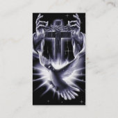 Jesus Christus Krone von Thorns und Taube Visitenkarte (Rückseite)