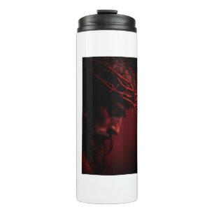 Jesus-Christus-Kunst-T-Shirt Inspirierendes Chri Thermosbecher