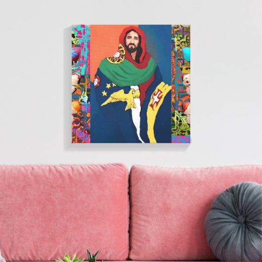 Jesus Christus Leinwanddruck (Insitu (Wohnzimmer))