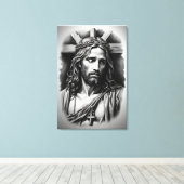 Jesus Christus Leinwanddruck (Insitu (Holzboden))