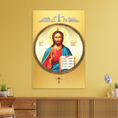Jesus Christus Leinwanddruck (Insitu (Wohnzimmer))