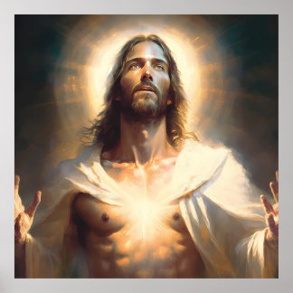 Jesus Christus - Licht und Leben Poster