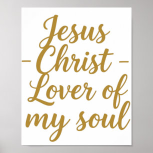 Jesus Christus Liebhaber meiner Seele 20x25 Wandku Poster