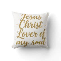 Jesus Christus Liebhaber meiner Seele Kissen - 40x