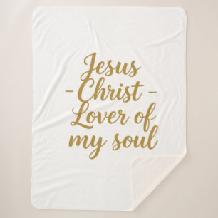 Jesus Christus Liebhaber meiner Seele Sherpa-Decke Sherpadecke