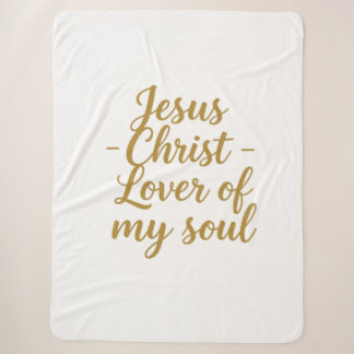 Jesus Christus Liebhaber meiner Seele Sherpa-Decke Sherpadecke