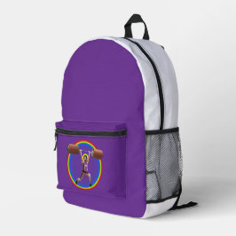 Jesus Christus macht die Sauberkeit und Jerk Bedruckter Rucksack