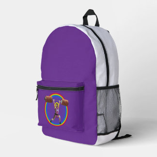 Jesus Christus macht die Sauberkeit und Jerk Bedruckter Rucksack