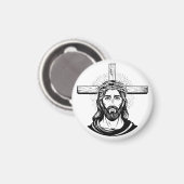 Jesus Christus Magnet (Vorderseite/Rückseite)
