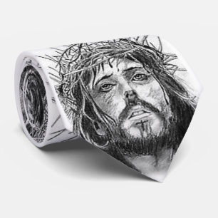 Jesus Christus Männer Designer Krawatte