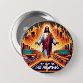 Jesus Christus mein Weg oder der hohe Weg zur Höll Button (Vorne & Hinten)