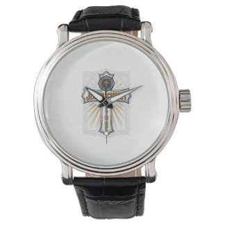 Jesus Christus meine lebendige Hoffnung Vintage Kr Armbanduhr