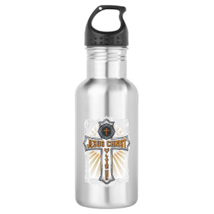 Jesus Christus meine lebendige Hoffnung Vintage Kr Edelstahlflasche