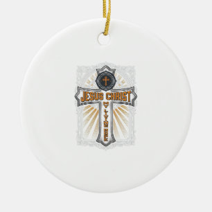 Jesus Christus meine lebendige Hoffnung Vintage Kr Keramik Ornament
