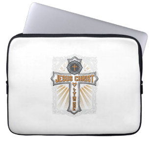 Jesus Christus meine lebendige Hoffnung Vintage Kr Laptopschutzhülle