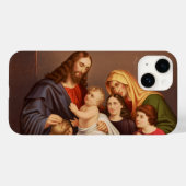 Jesus Christus mit den Kindern Case-Mate iPhone Hülle (Rückseite (Horizontal))