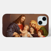 Jesus Christus mit den Kindern Case-Mate iPhone Hülle (Rückseite (Horizontal))