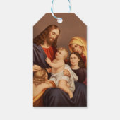 Jesus Christus mit den Kindern Geschenkanhänger (Rückseite)