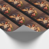 Jesus Christus mit den Kindern Geschenkpapier (Ecke)