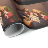 Jesus Christus mit den Kindern Geschenkpapier (Rolleneckpunkt)