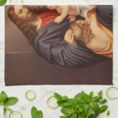 Jesus Christus mit den Kindern Geschirrtuch (Gefaltet)