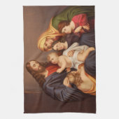 Jesus Christus mit den Kindern Geschirrtuch (Vertikal)