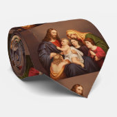 Jesus Christus mit den Kindern Krawatte (Gerollt)