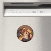Jesus Christus mit den Kindern Magnet (In Situ (Geschirrspüler))