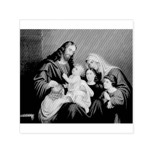 Jesus Christus mit den Kindern Permastempel (Design)