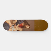 Jesus Christus mit den Kindern Skateboard (Horizontal)